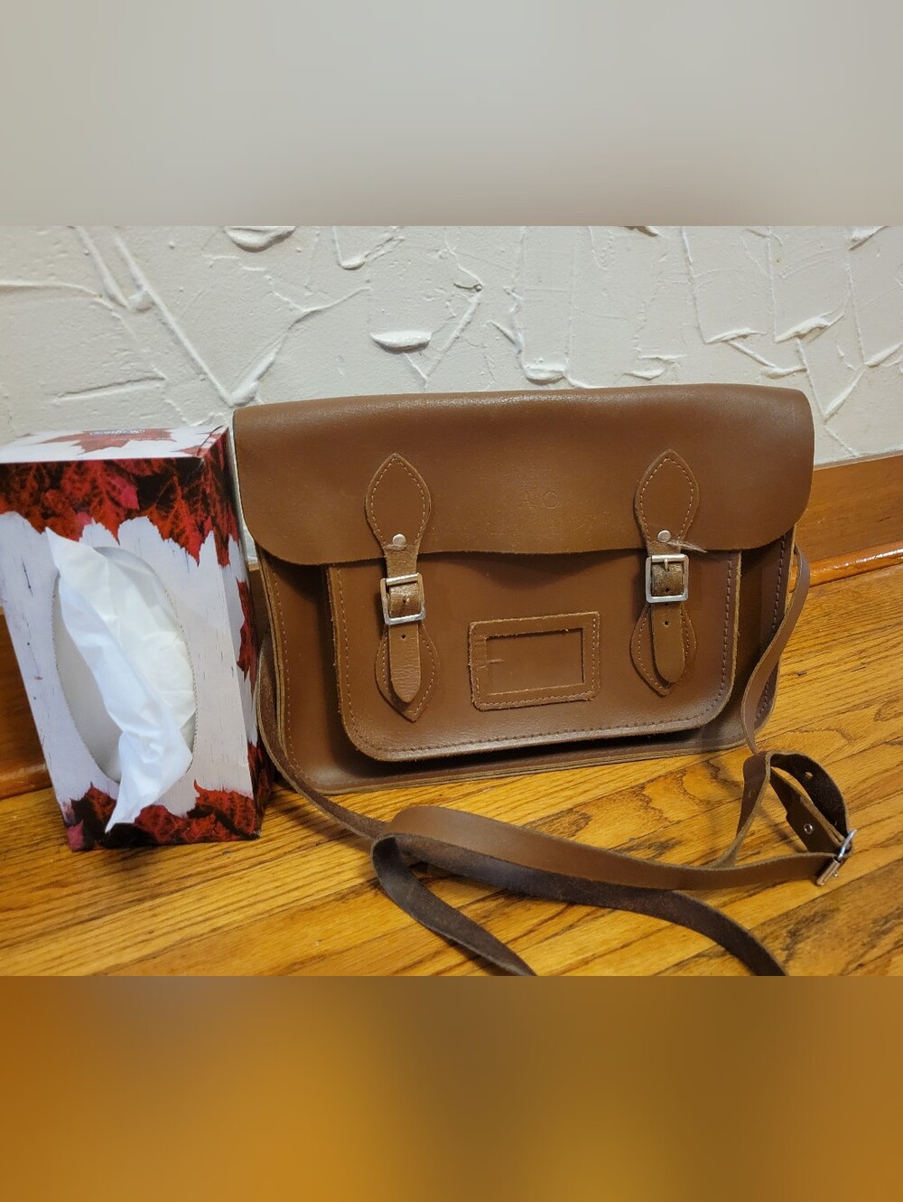 12" The Cambridge Satchel Company Leather Crossbody Large
